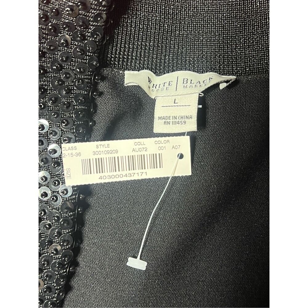 White House Black Market NWT Beaded Bolero Shrug Size Large - Picture 5 of 5